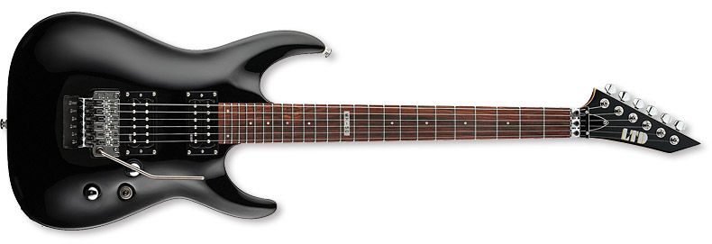 ESP LTD MH-50 Left Handed Guitar in Black
