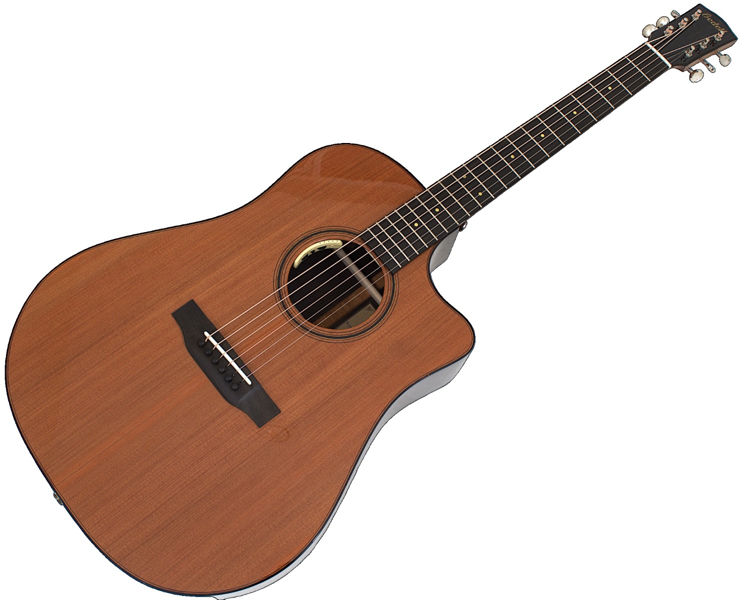 Bedell LTD Dreadnought Cutaway Buckskin Redwood–Esperanza Brazilian Rosewood
