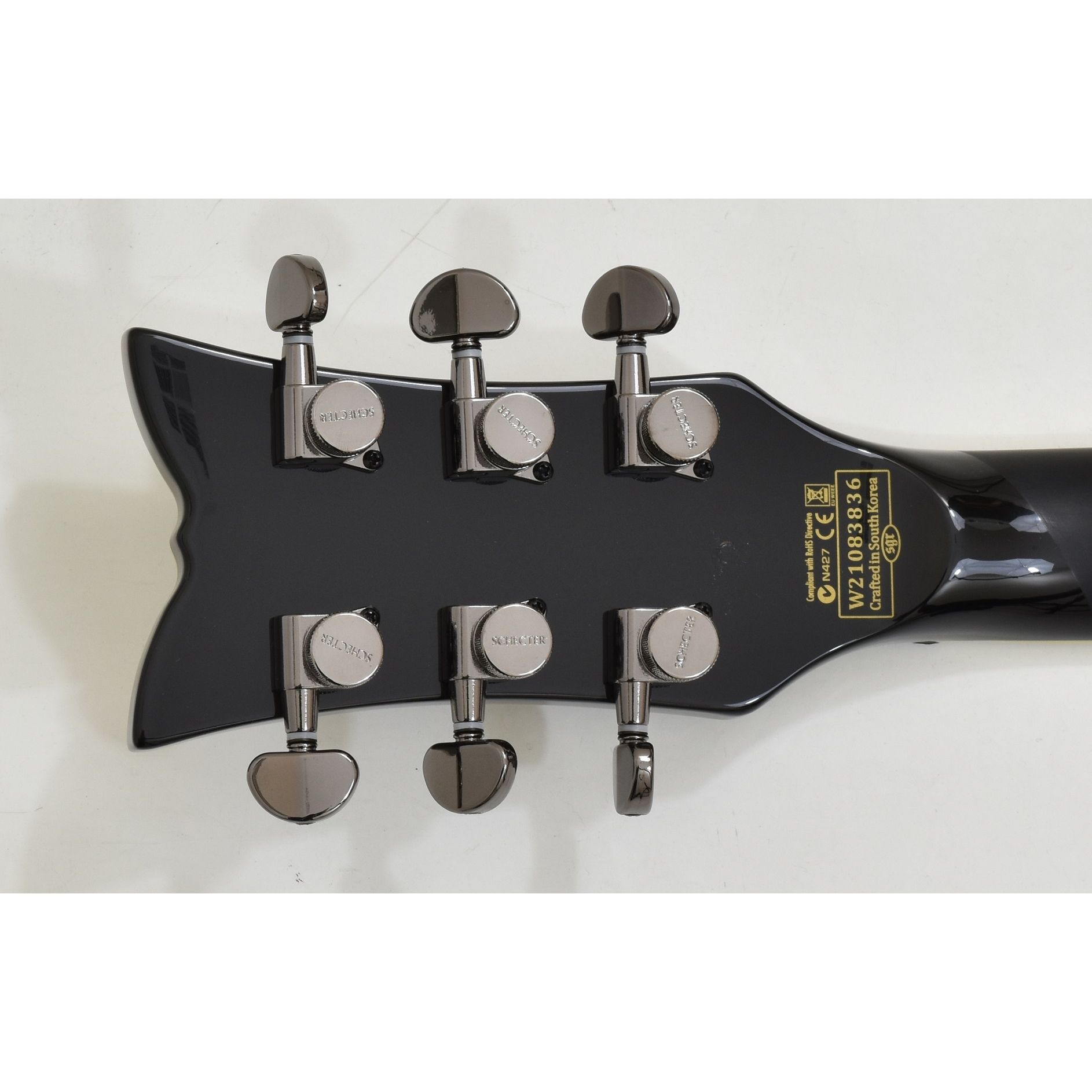 Blackjack　Electric　Black　Schecter　Gloss並行輸入　Tempest　Guitar