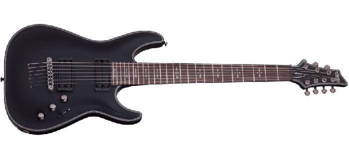 Schecter Hellraiser C-7 P Electric Guitar Satin Black sku number SCHECTER1942