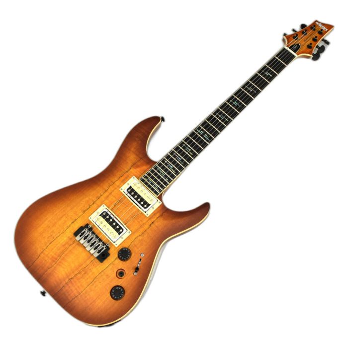Schecter C-1 Exotic Spalted Maple Electric Guitar Satin Natural Vintage Burst B-Stock 0904 sku number SCHECTER3338-B0904