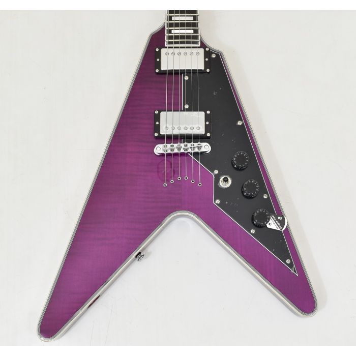 Schecter V-1 Custom Trans Purple | Studio Gears