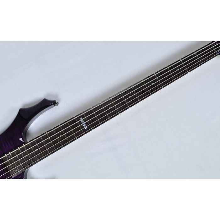 ESP LTD F-155DX Electric Bass in Dark See-Thru Purple B-Stock
