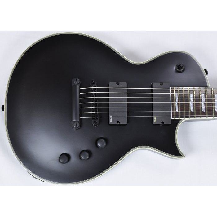 ESP LTD EC-407 7 Strings Guitar in Black Satin B stock