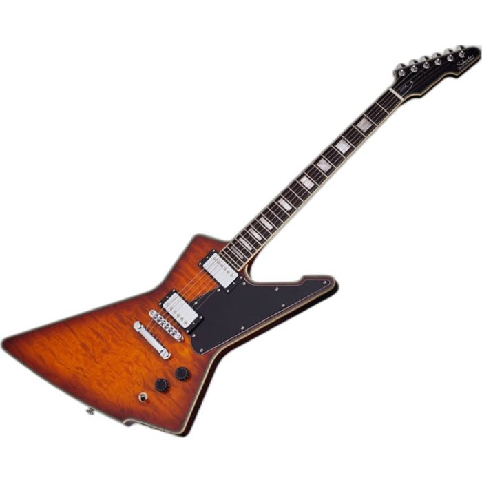 Schecter E-1 Custom Special Edition Electric Guitar in Vintage Sunburst Finish sku number SCHECTER3105