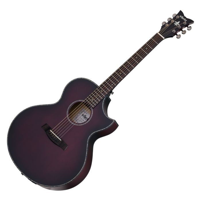 Schecter Orleans Stage Acoustic Guitar in Vampyre Red Burst Satin sku number SCHECTER3710