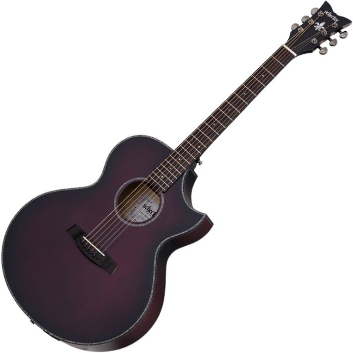 Schecter Orleans Stage Acoustic Guitar in Vampyre Red Burst Satin Finish sku number SCHECTER3710