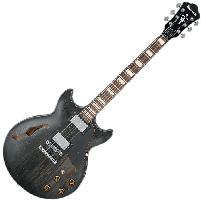 Ibanez Artcore Vintage AMV10A Semi-Hollow Electric Guitar in Transpare
