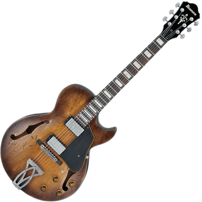 Ibanez Artcore Vintage ASV10A Semi-Hollow Electric Guitar in Tobacco Burst Low Gloss sku number ASV10ATCL