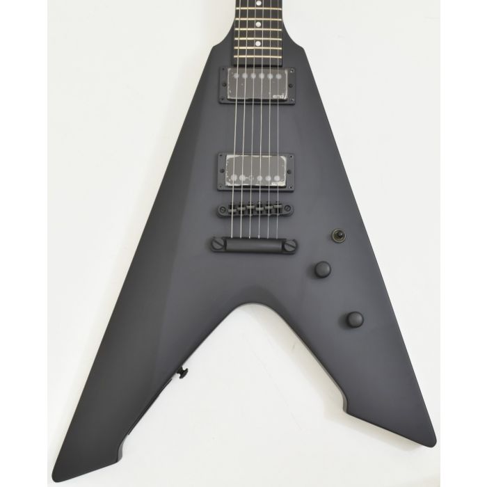 ESP LTD James Hetfield Vulture Electric Guitar in Black Satin B-Stock