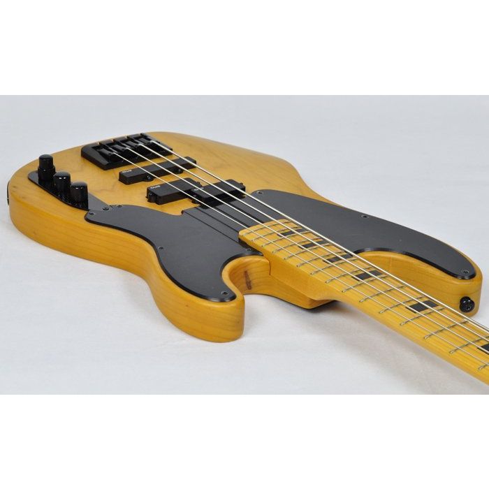 Schecter Model-T Session Electric Bass in Aged Natural Satin Finish