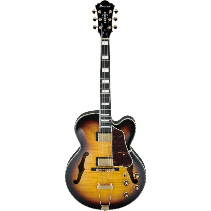 Ibanez AF Artcore Expressionist Antique Yellow Sunburst AF95FM AYS Hollow Body Electric Guitar sku number AF95FMAYS