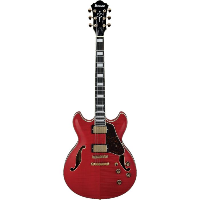 Ibanez AS Artcore Expressionist AS93FM TCD Transparent Cherry Red Hollow Body Electric Guitar sku number AS93FMTCD