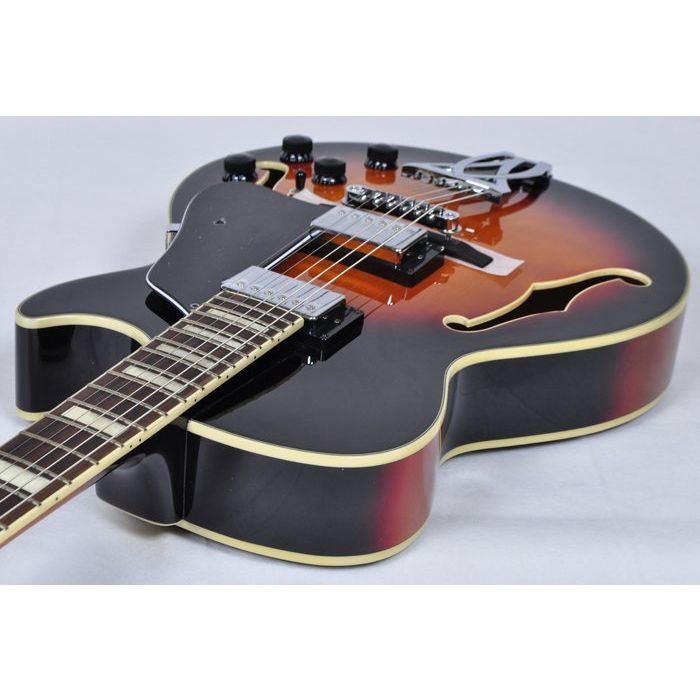 Ibanez Artcore AG75 Hollow Body Electric Guitar in Brown Sunburst Fini