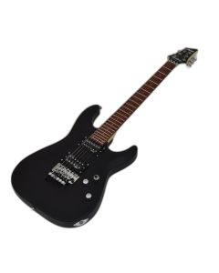 Schecter C-6 FR Deluxe Electric Guitar Satin Black B-Stock 2556 sku number SCHECTER434-B2556