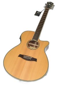 Ibanez AEG10NIINT Classical Acoustic Electric Guitar Natural B-Stock 0009 sku number AEG10NIINT.B 0009