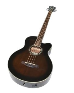 Ibanez AEB10E-DVS Artwood Series Acoustic Electric Bass in Dark Violin Sunburst High Gloss Finish 9688 sku number AEB10EDVS.B-9688