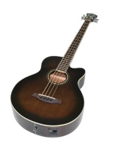 Ibanez AEB10E-DVS Artwood Series Acoustic Electric Bass in Dark Violin Sunburst High Gloss Finish 9676 sku number AEB10EDVS.B-9676
