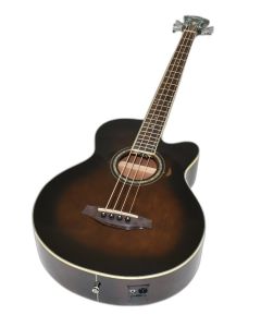 Ibanez AEB10E-DVS Artwood Series Acoustic Electric Bass in Dark Violin Sunburst High Gloss Finish 9620 sku number AEB10EDVS.B-9620