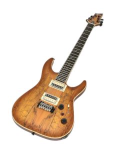 Schecter C-1 Exotic Spalted Maple Guitar Natural B-Stock 0313 sku number SCHECTER3338-B0313