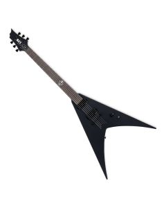ESP LTD HEX-6 Nergal Electric Guitar Black Satin sku number LHEX6BLKS
