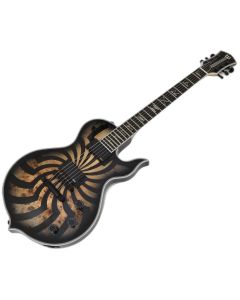 Wylde Audio Odin Grail Buzzsaw Guitar Charcoal Burst sku number SCHECTER4539