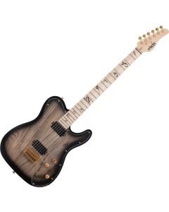 Schecter Meegs PT guitar in Charcoal Burst sku number SCHECTER869