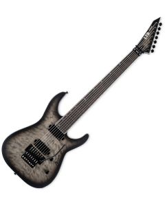ESP LTD M-1007B Baritone Guitar Charcoal Burst Satin B-Stock sku number LM1007BQMCHBS-B