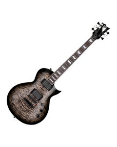 ESP LTD EC-400 QM SEE THRU BLACK SUNBURST guitar sku number LEC400QMSTBLKSB