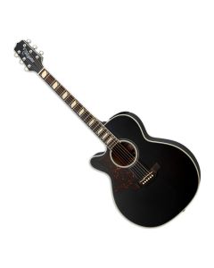 Takamine GN73CE Left-Handed Acoustic-Electric Guitar in Satin Black sku number TAKGN73CELHSB