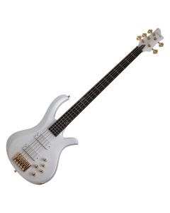 Schecter FreeZesicle Riot-5 guitar in Metallic White sku number SCHECTER2302