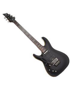Schecter Demon-6 FR-S LH guitar in Aged Black Satin sku number SCHECTER3670