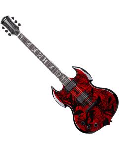 Wylde Audio Blood Raven Barbarian LH Guitar sku number SCHECTER4585
