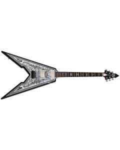 Wylde Audio Gloss Black IronWorks Viking FR Guitar sku number SCHECTER4595