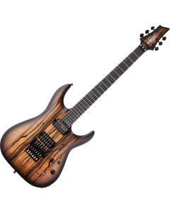 Schecter C-1 FR-S Pale Moon guitar in Natural With Black Burst sku number SCHECTER693