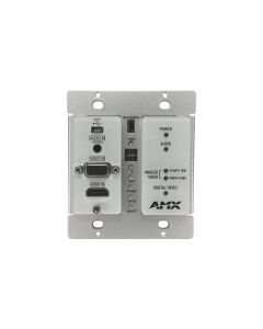 AMX NMX-ENC-N1115-WP-BL N1000 Series AV Over IP Decor Style Wallplate Encoder with KVM in Black sku number FGN1115-WP-BL