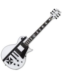 ESP LTD Iron Cross Snow White James Hetfield Guitar with Case B-Stock sku number LIRONCROSSSW-B