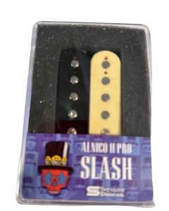 Seymour Duncan APH-2b Slash Alnico II Pro Humbucker Reverse Zebra Pickup sku number 11104-07-RZ
