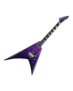 ESP E-II Alexi Ripped Guitar in Purple Fade Satin with Ripped Pinstripes sku number EIIALEXIRIPPED