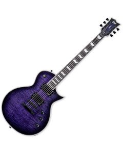 ESP LTD Deluxe EC-1000QM See Thru Purple Sunburst Guitar B-Stock sku number LEC1000QMSTPSB-B