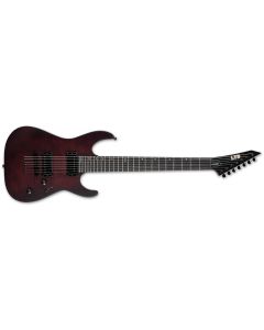 ESP LTD M-207B DX 7-String Baritone Electric Guitar in Crimson Satin sku number LM207BDXCRMS