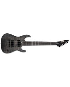 ESP LTD M-207B DX 7-String Baritone Electric Guitar in See Thru Black Satin sku number LM207BDXSTBLKS