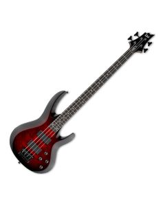 ESP LTD B-204DX Bass in Red Burst B-Stock sku number LB204DXREDB-B