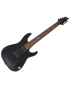Schecter Damien-7 guitar in Satin Black B-Stock 0280 sku number SCHECTER2472-B0280