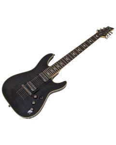 Schecter Omen Extreme-7 guitar in See-Thru Black B-Stock 1926 sku number SCHECTER2007-B1926