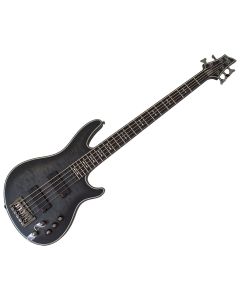 Schecter Hellraiser Extreme-5 bass in See-Thru Black Satin B-Stock 1396 sku number SCHECTER1918-B1396