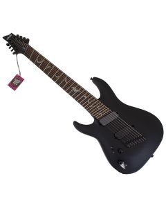 Schecter Damien-8 Multiscale LH guitar in Satin Black B-Stock 1288 sku number SCHECTER2479-B1288