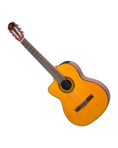 Takamine GC1CE Left-Handed Classical Acoustic-Electric Guitar in Gloss Natural sku number TAKGC1CELHNAT