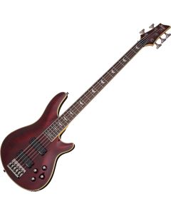 Schecter Omen Extreme-5 bass in Black Cherry sku number SCHECTER2041