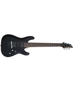Schecter C-7 Deluxe guitar in Satin Black sku number SCHECTER437